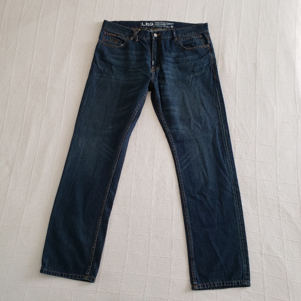 LRG Grass Roots True Straight Fit Men's Dark Wash